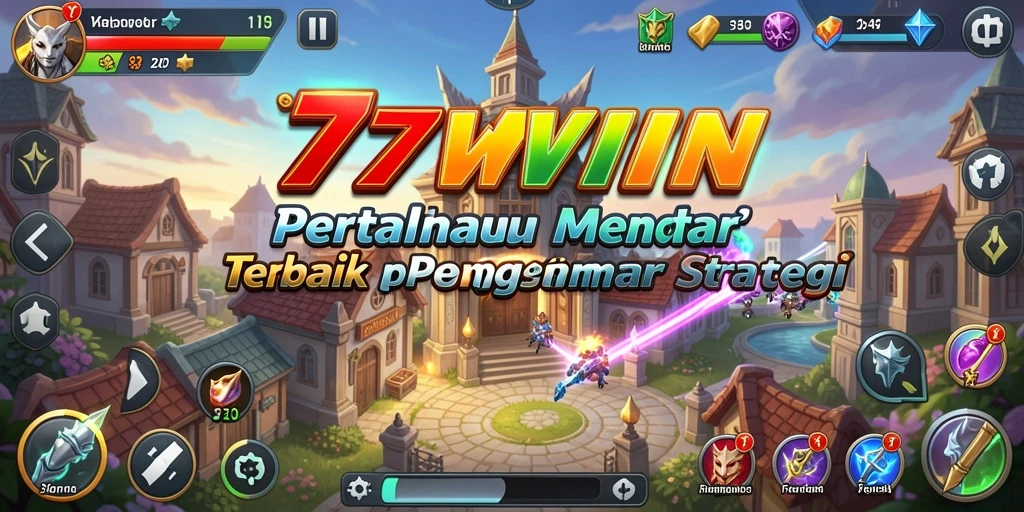 Tampilan gameplay menarik dari 77WIN dalam Tower Defense.