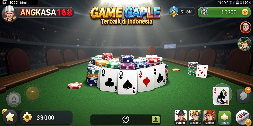Tampilan gameplay ANGKASA168 yang mendebarkan dan interaktif.