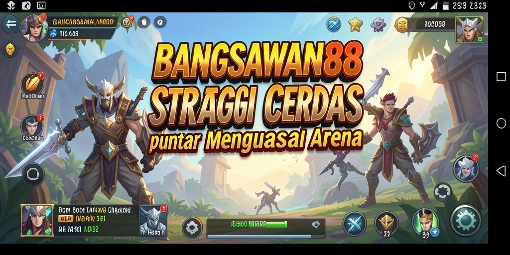 Tampilan aksi seru dalam permainan strategi BANGSAWAN88.