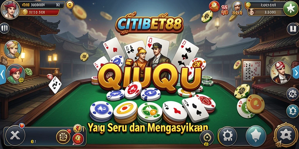 Tampilan gameplay seru dari CITIBET88 QiuQiu.