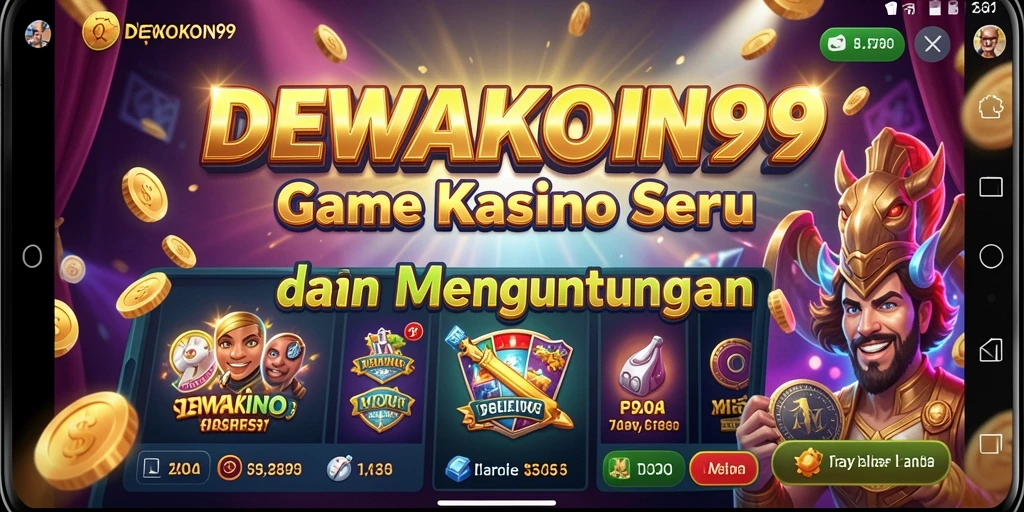 Gameplay menarik dari DEWAKOIN99 yang membawa pengalaman Kasino ke genggaman tangan.