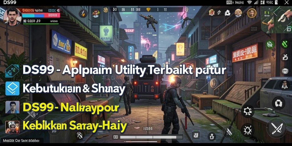 Tampilan screenshot DS99 yang menunjukkan antarmuka aplikasi Utility yang sederhana dan efektif.