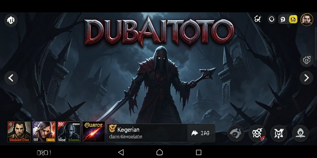 Gameplay menegangkan DUBAITOTO dengan suasana Horror yang intens.