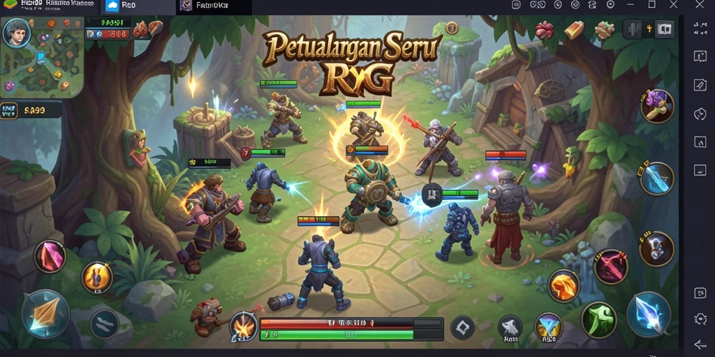 Screenshot menampilkan aksi pertarungan seru dalam FA99.