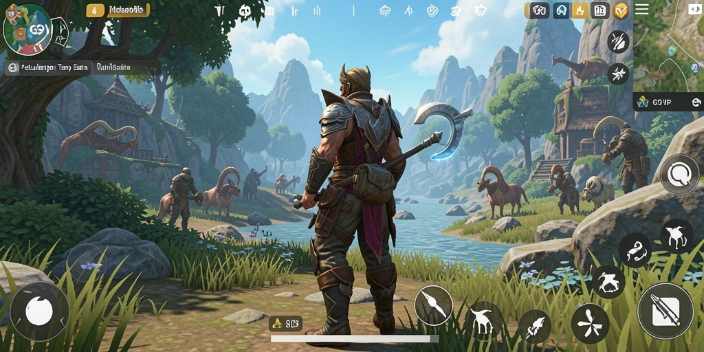 Gameplay G9VIP yang menakjubkan di dunia terbuka.