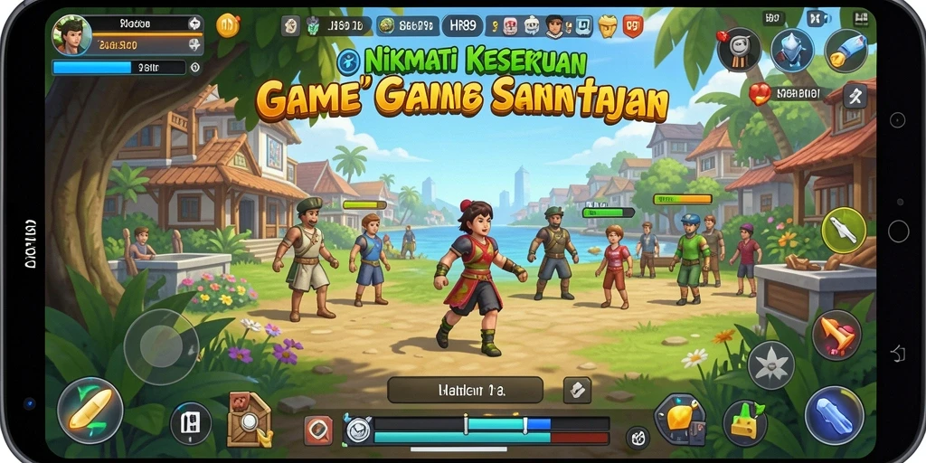 Tampilan gameplay HR89 yang seru dan menghibur.