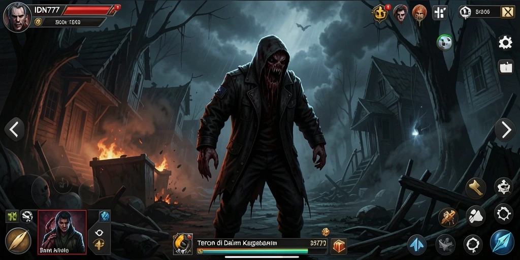 Tampilan gameplay menyeramkan dari IDN777 yang membuat Anda merinding.