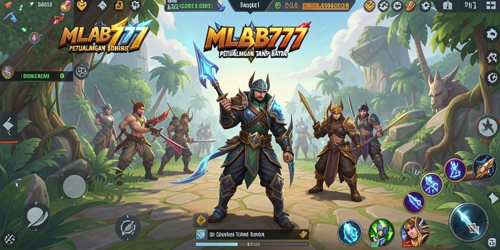 Tampilan gameplay MLBB777 yang mendebarkan di dunia terbuka.