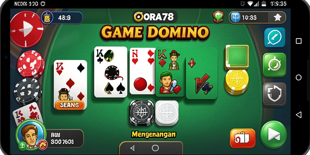 Gameplay seru ORA78 menunjukkan pemain yang berkompetisi di Domino.