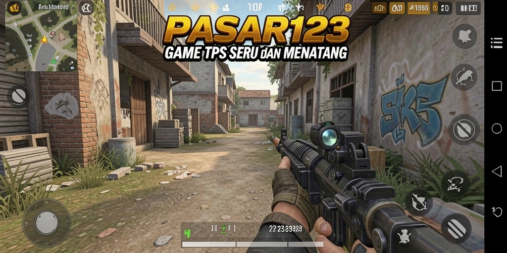 Tampilan pertempuran seru di PASAR123 dengan grafis menawan.