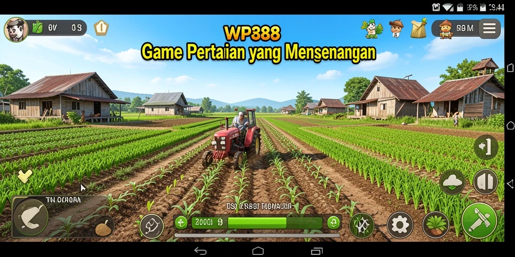 Tampilan gameplay WP888 yang menarik dan penuh warna.